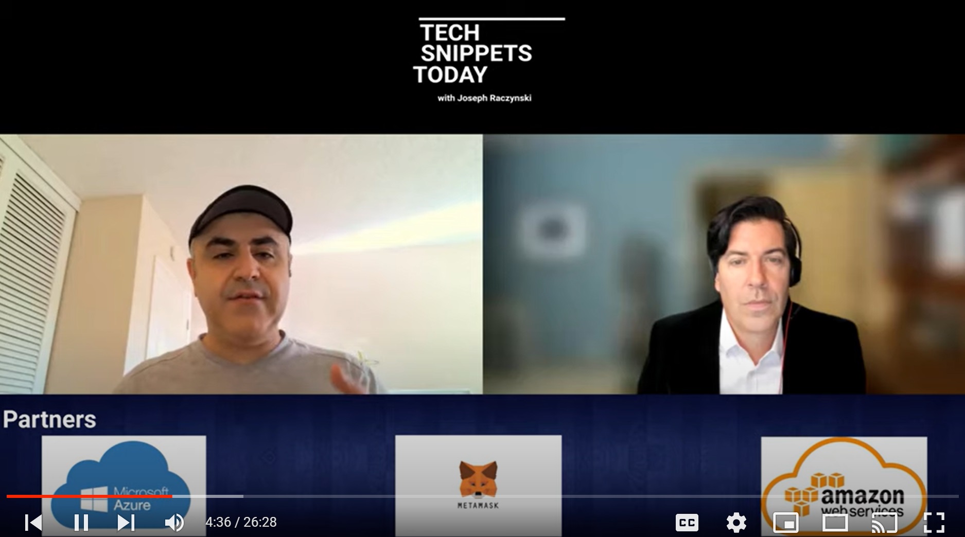 Tech Snippets Today (VIDEO INTERVIEW) – Senpex - Anar Mammadov - Technical Co-Founder, with Joseph Raczynski